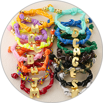 DIY Letter & Cord Jewelry