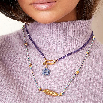 1 Piece Ring Beaded Necklaces