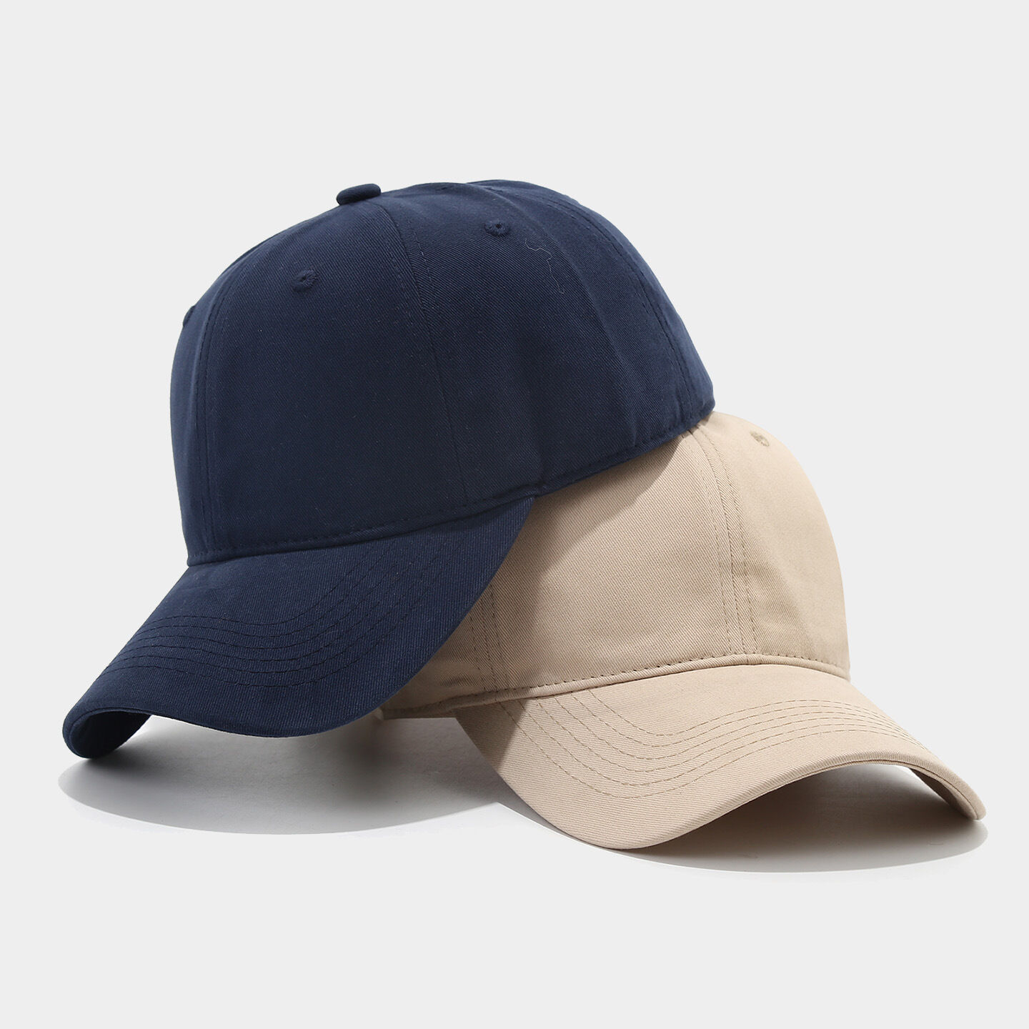 Classic Solid Color Fabric Unisex Baseball Cap thumbnail 3