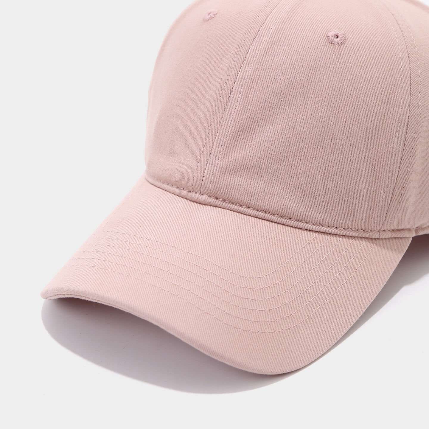 Classic Solid Color Fabric Unisex Baseball Cap thumbnail 4