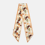 Romantic Series Orange Elegant Mixed Color Polyester Women's Summer Scarves thumbnail 3