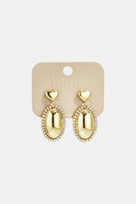 Stainless Steel Drop Earrings Heart Casual Daily Simple Series Women's jewelry thumbnail 5