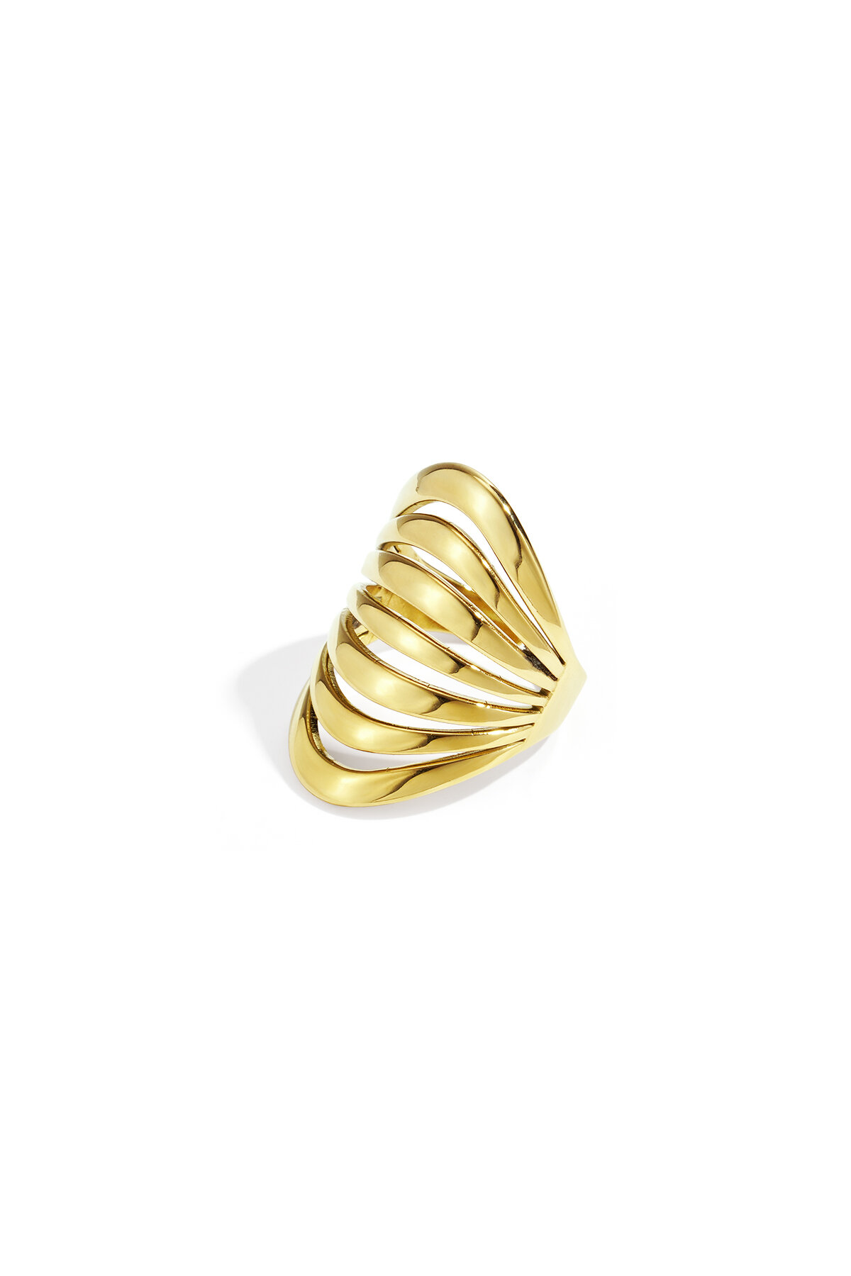 Stainless Steel Statement Rings lines Casual Daily Simple Series Women's jewelry h5 