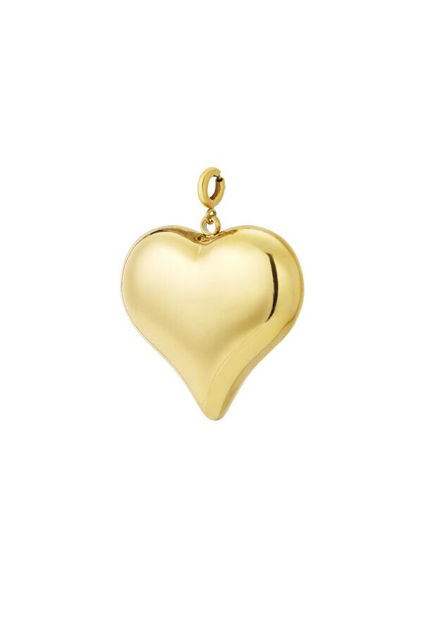 Big heart charm DIY charm - 1
