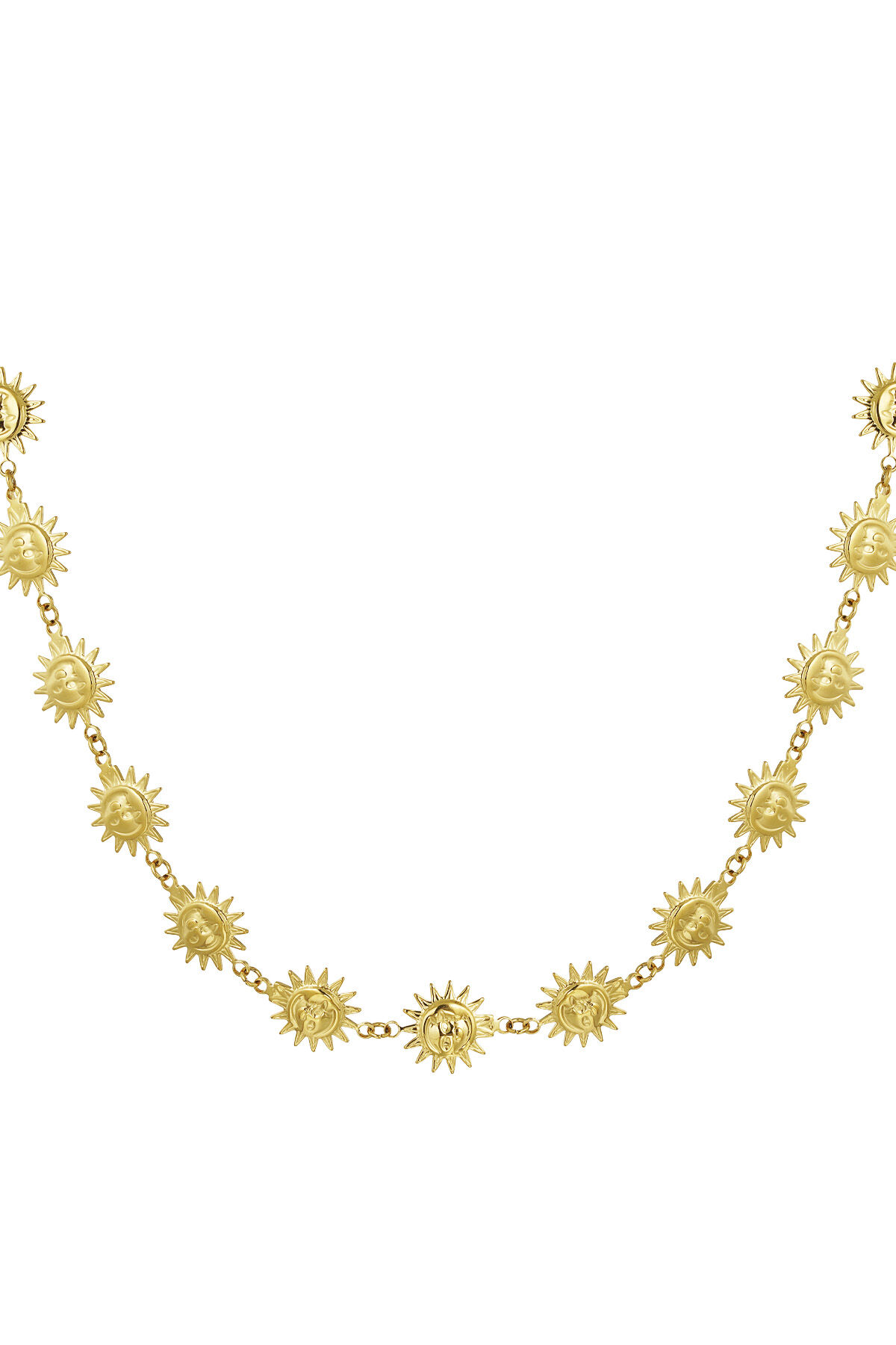 golden sunshine necklace