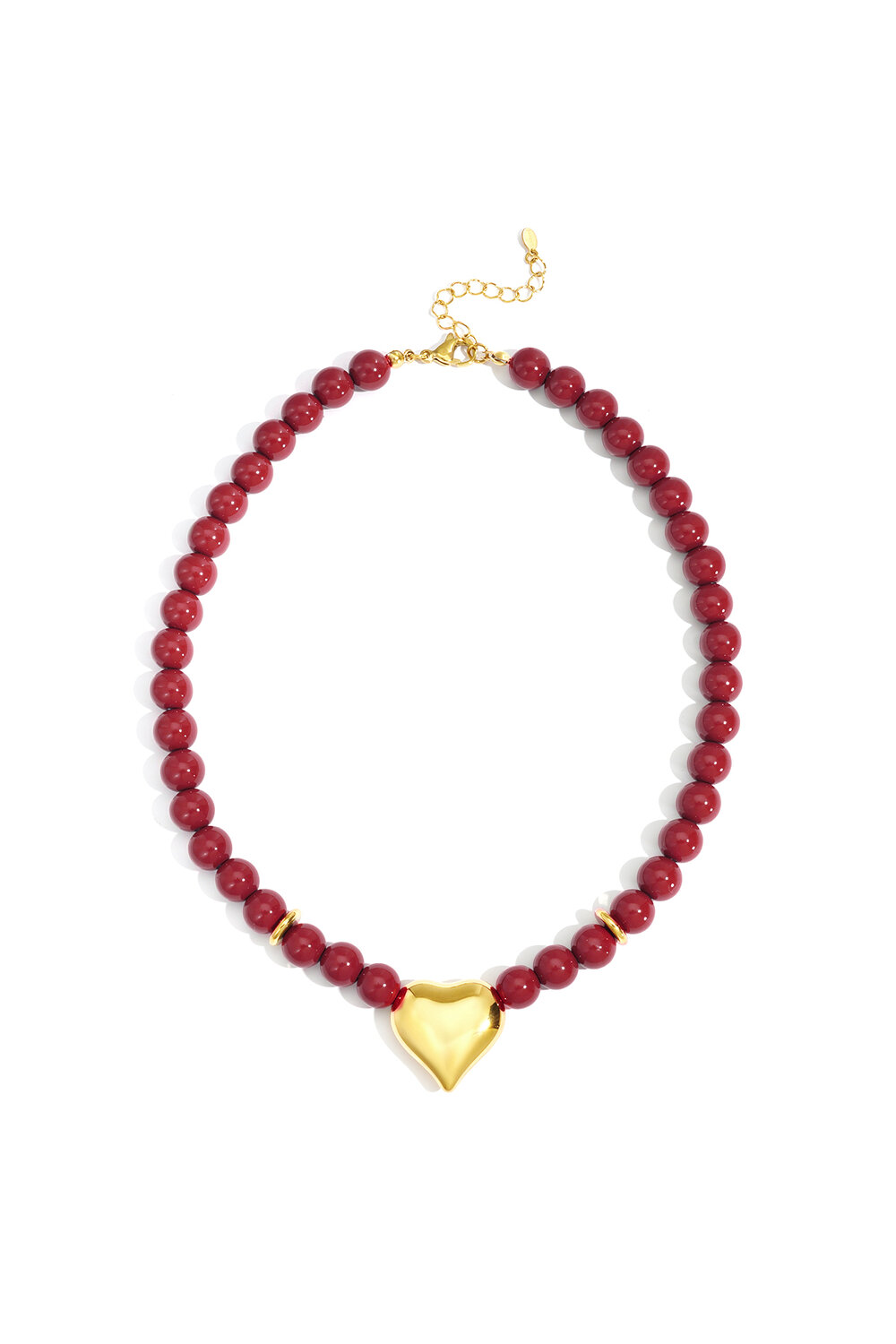Acrylic Beaded Necklaces Heart Casual Daily Simple Series Women's jewelry Picture5