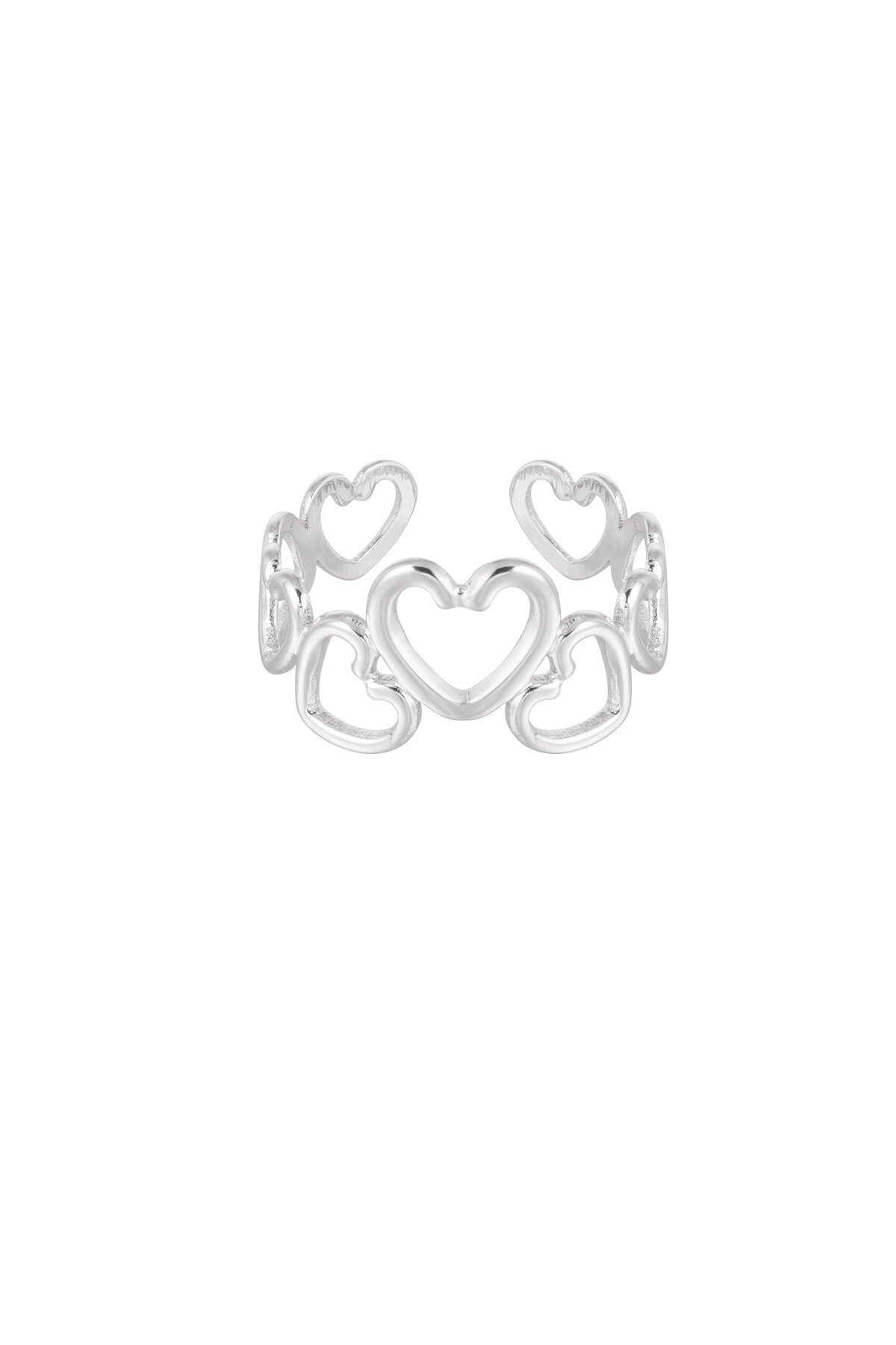 Ring hearts - Silver Color color thumbnail 1