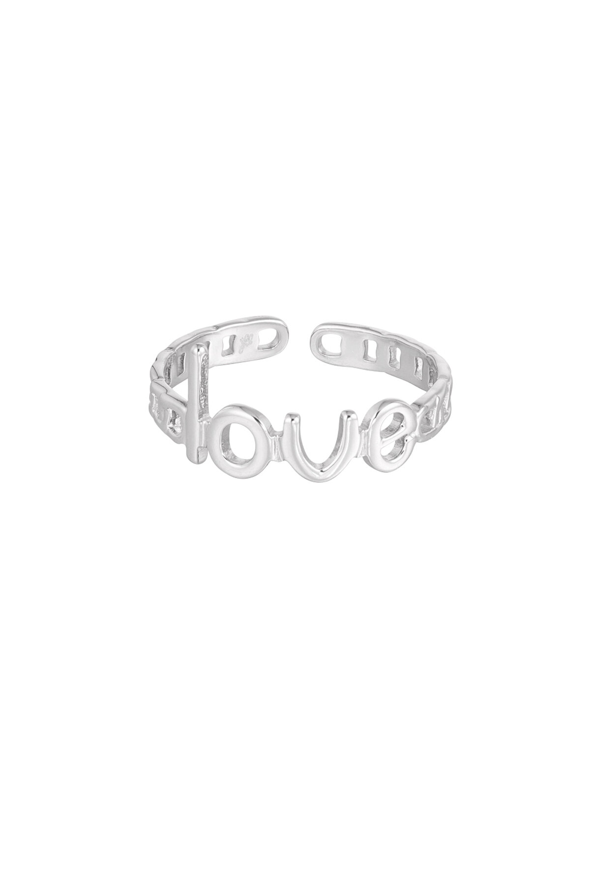 Ring links love - Silver Color color thumbnail 1