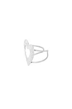 Textured Love ring - Silver Color color thumbnail 3