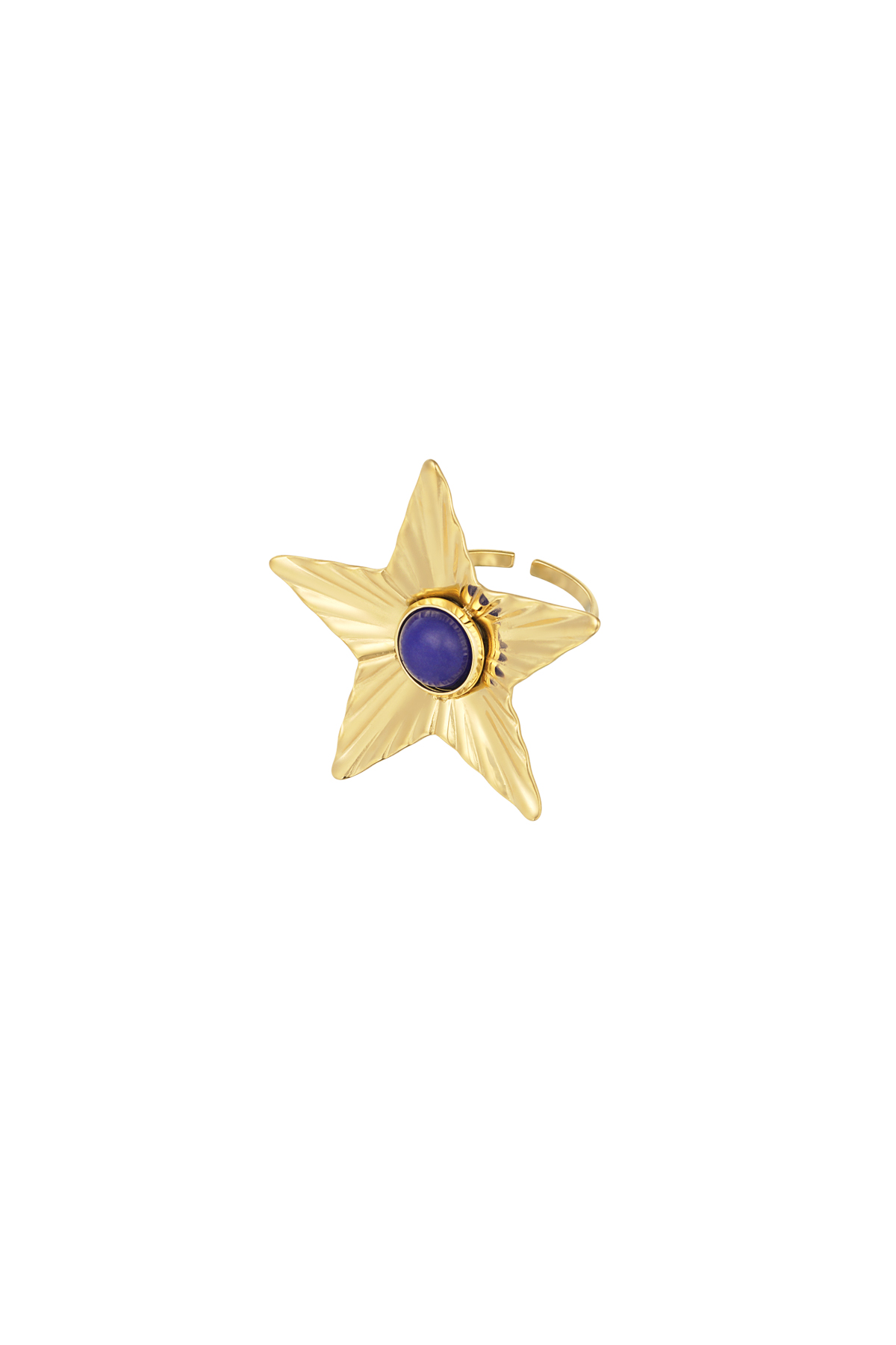 Star with colored stone ring - 1