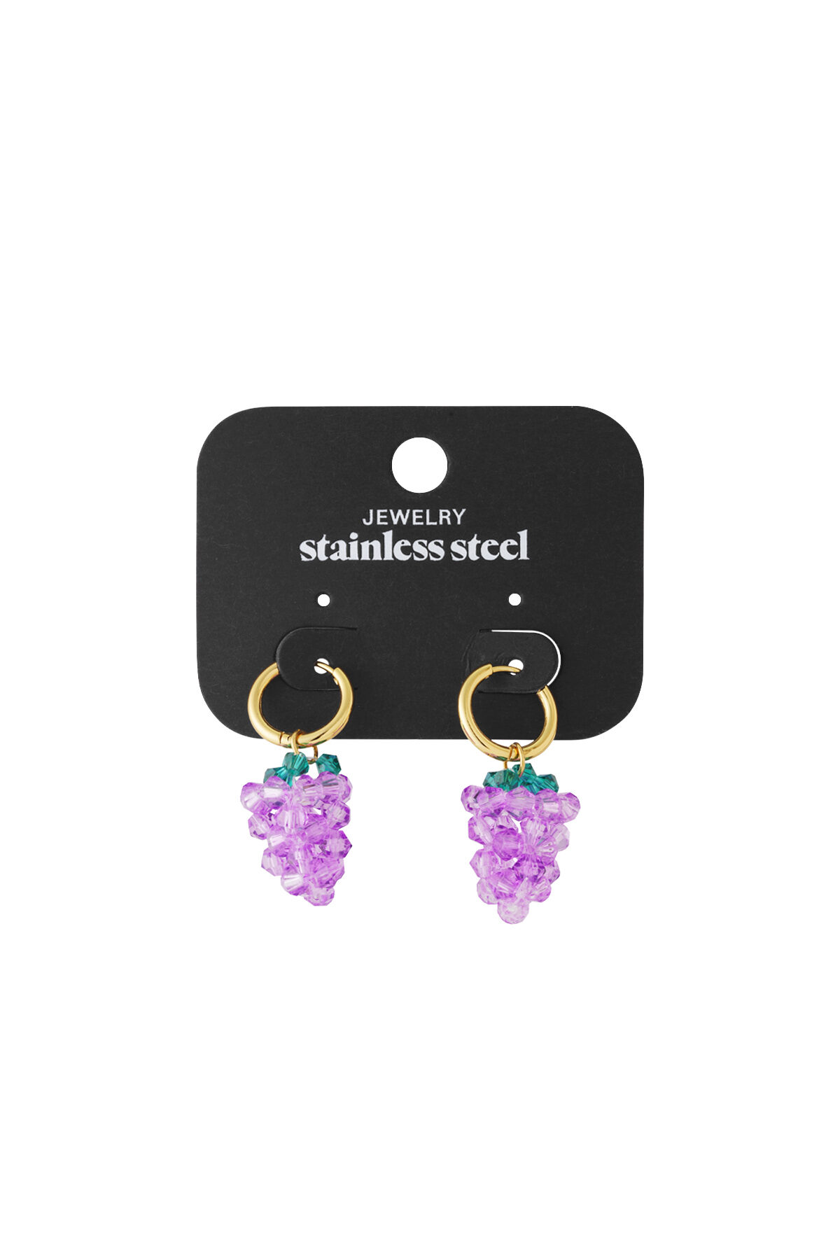 Stainless Steel Drop Earrings Plant Casual Daily Simple Series Women's jewelry thumbnail 4