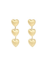 stack of hearts earrings thumbnail 1