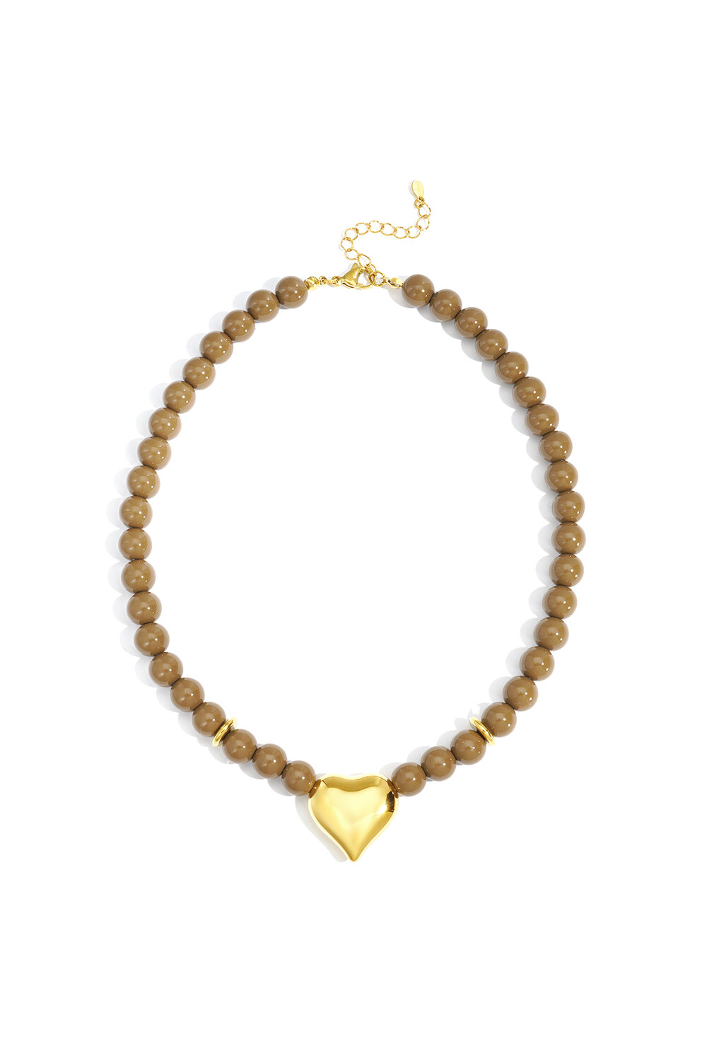 Acrylic Beaded Necklaces Heart Casual Daily Simple Series Women's jewelry