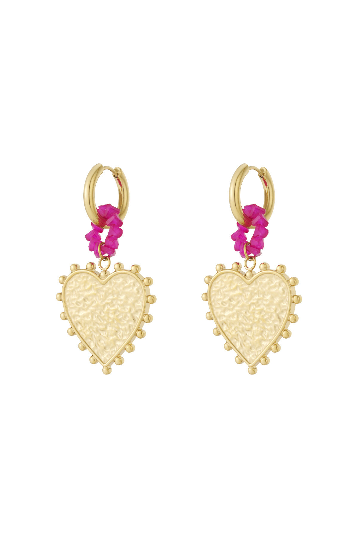 Stainless Steel Drop Earrings Heart Casual Daily Simple Series Women's jewelry 2