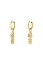Stainless Steel Drop Earrings Cartoon Casual Daily Simple Series Women's jewelry thumbnail 1