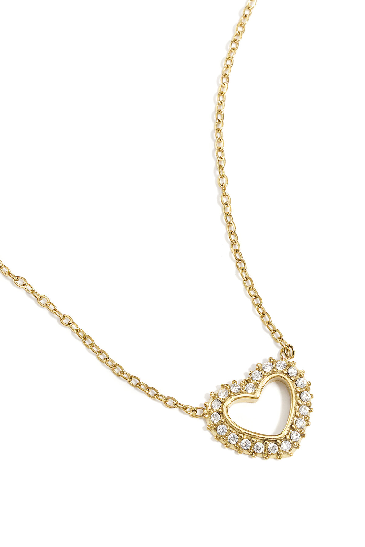 diamond heart necklace thumbnail 2
