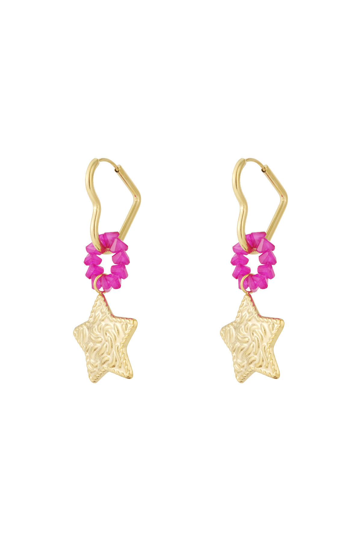 Stainless Steel Drop Earrings Heart Casual Daily Simple Series Women's jewelry thumbnail 1