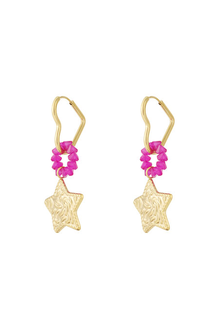 Stainless Steel Drop Earrings Heart Casual Daily Simple Series Women's jewelry 2