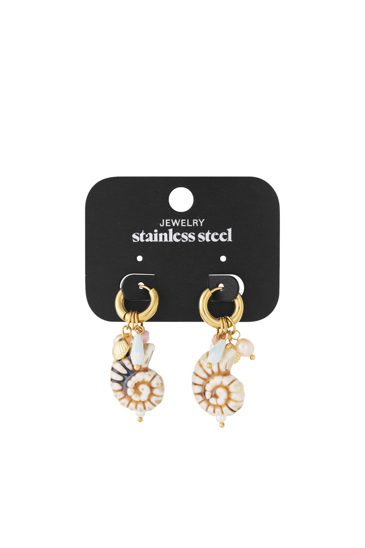 Crazy shell earrings thumbnail 4