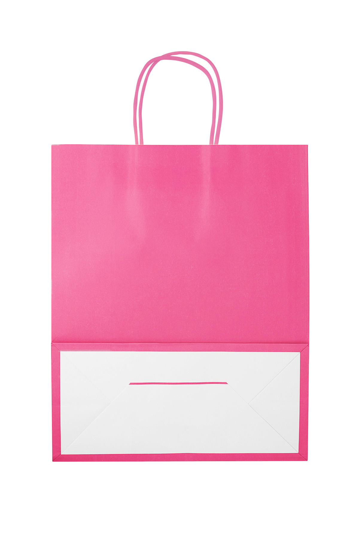 Plain bags 50 pieces large - fuchsia Paper - 1