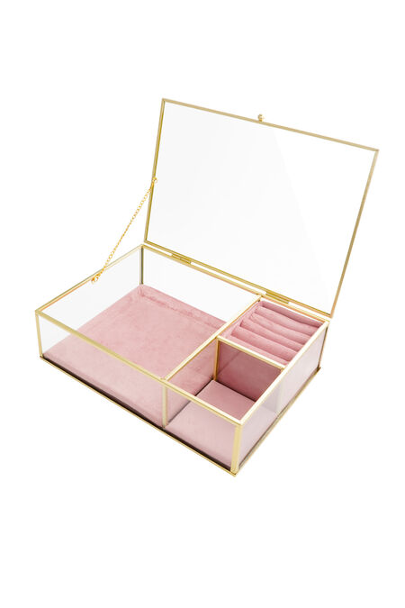 Glass three-compartment display 2