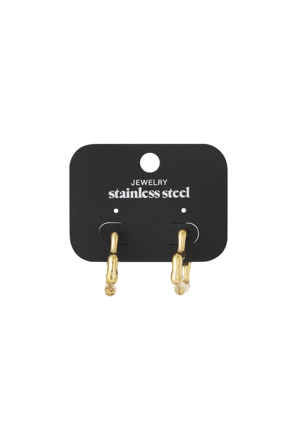 Stainless Steel Hoop Earrings Heart Daily Daily Women's jewelry thumbnail 4