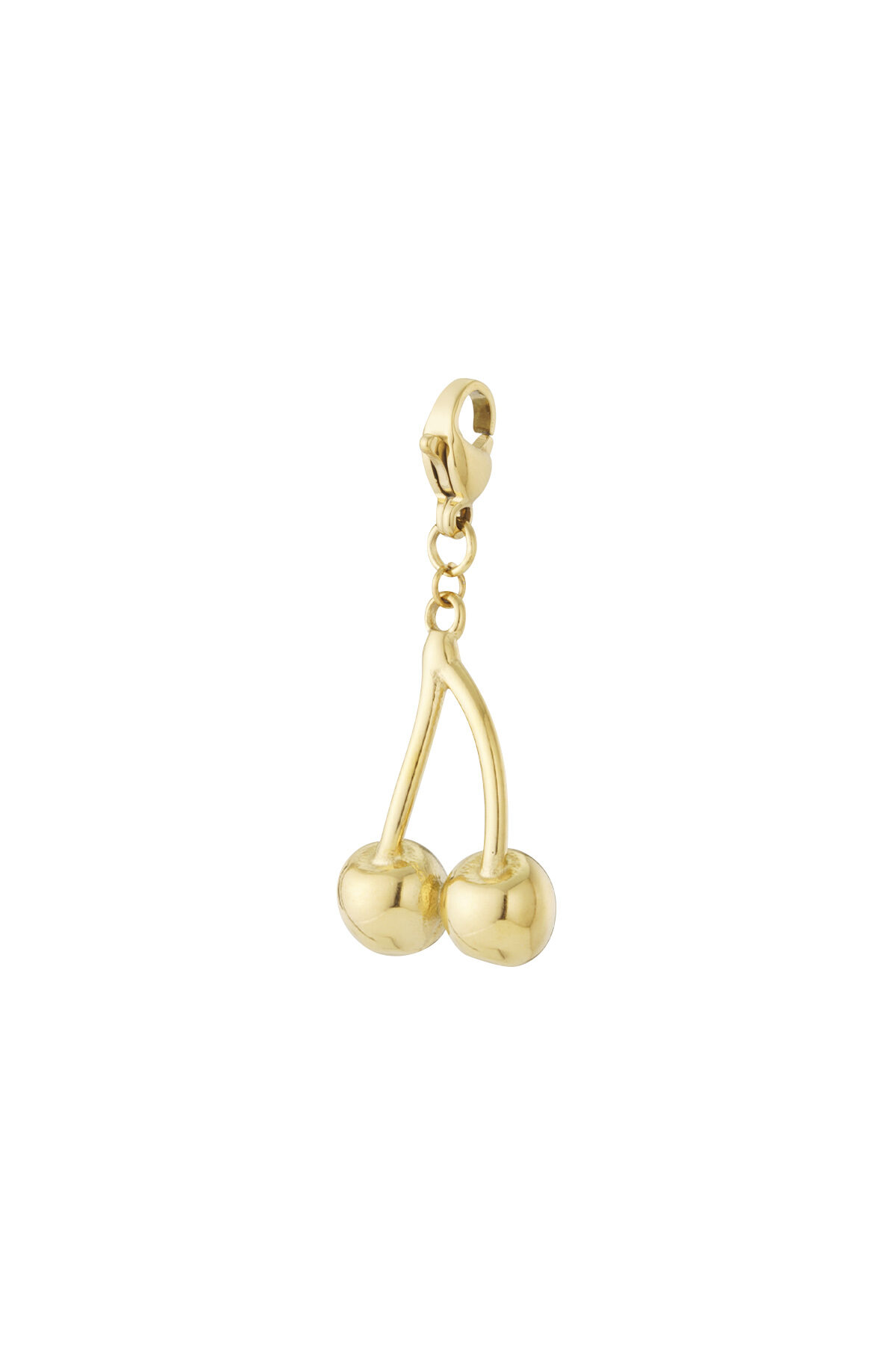 Golden cherry jewelry charm thumbnail 1