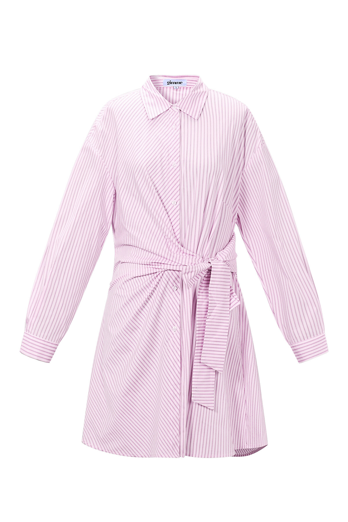 Knotted Blouse Dress - 1