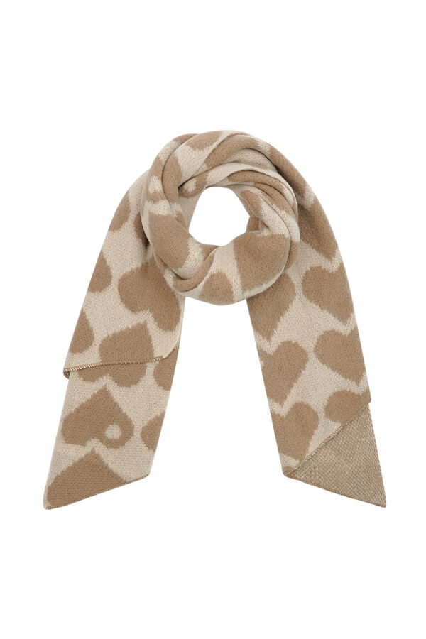 Hearts winter scarf - 1