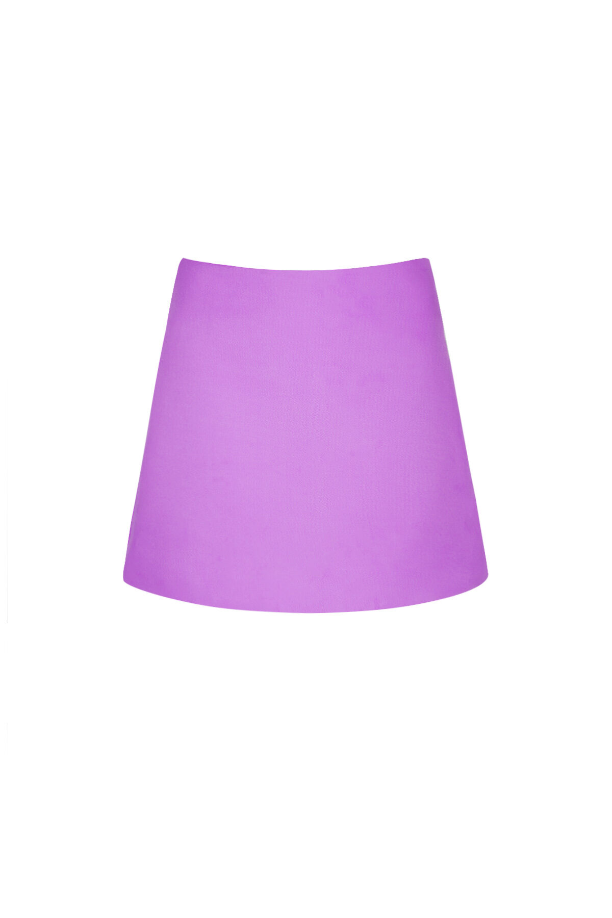 Polyester Women's Mini Skirt Solid Color Stretch Fit 2