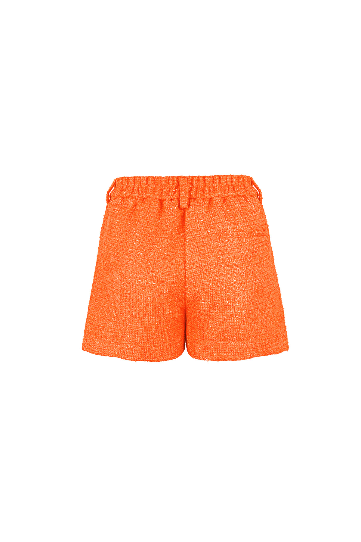 Polyester Women's Shorts High-Waisted Solid Color thumbnail 6
