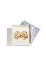 Iron Stud Earrings irregular shape Elegant Christmas Luxurious Series Women's jewelry thumbnail 2