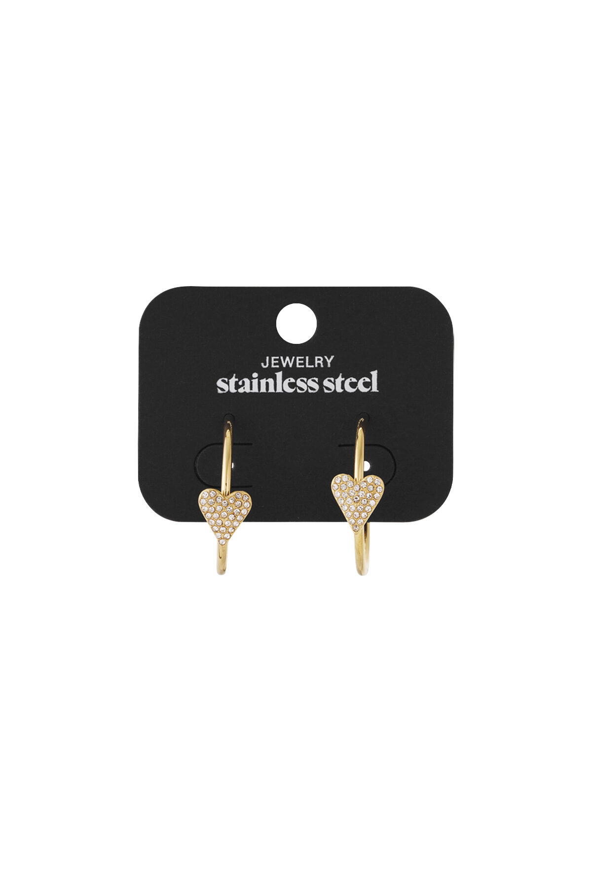 Heart hoop Earrings thumbnail 6
