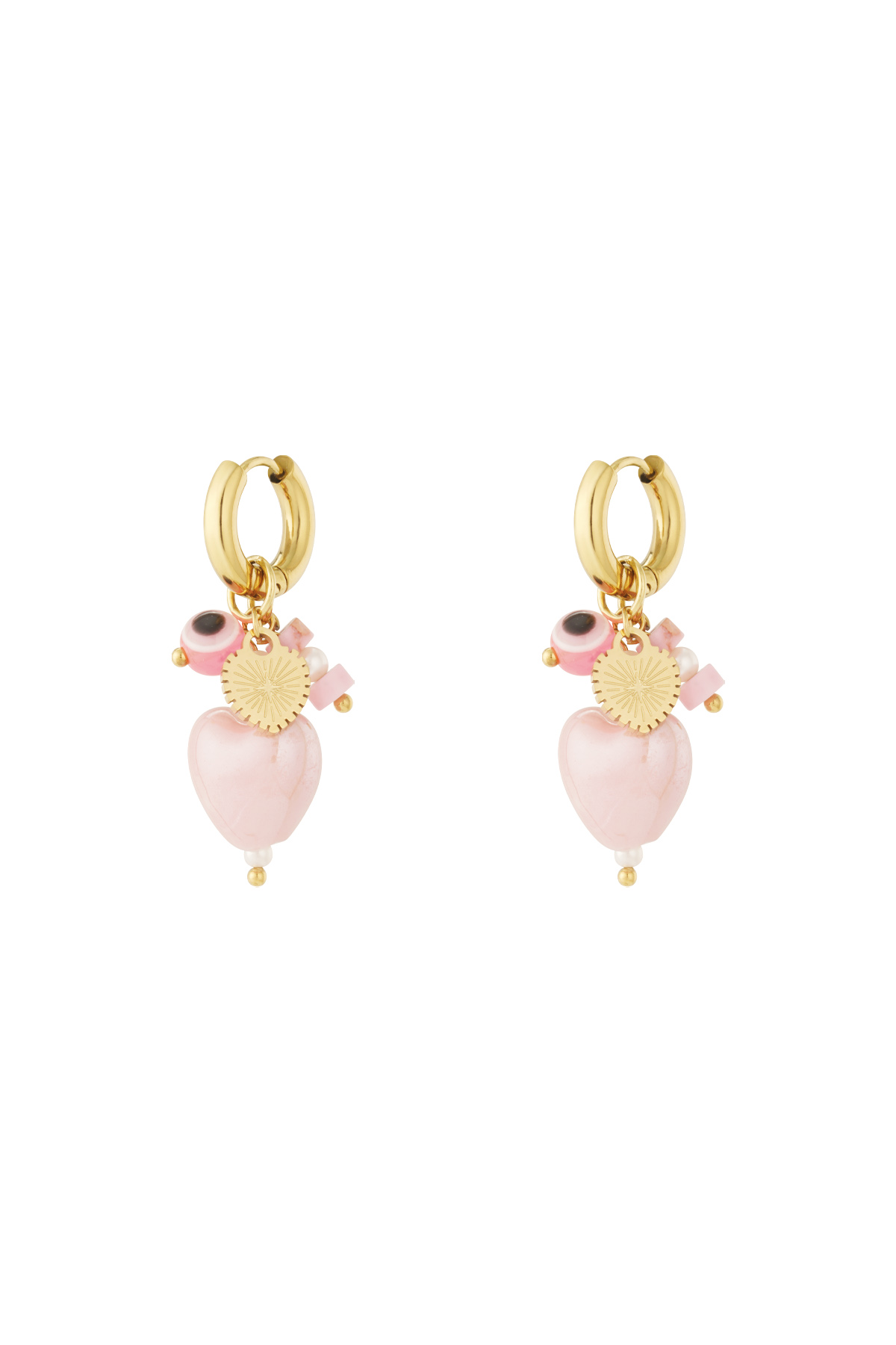 Lemon earrings with charms thumbnail 1