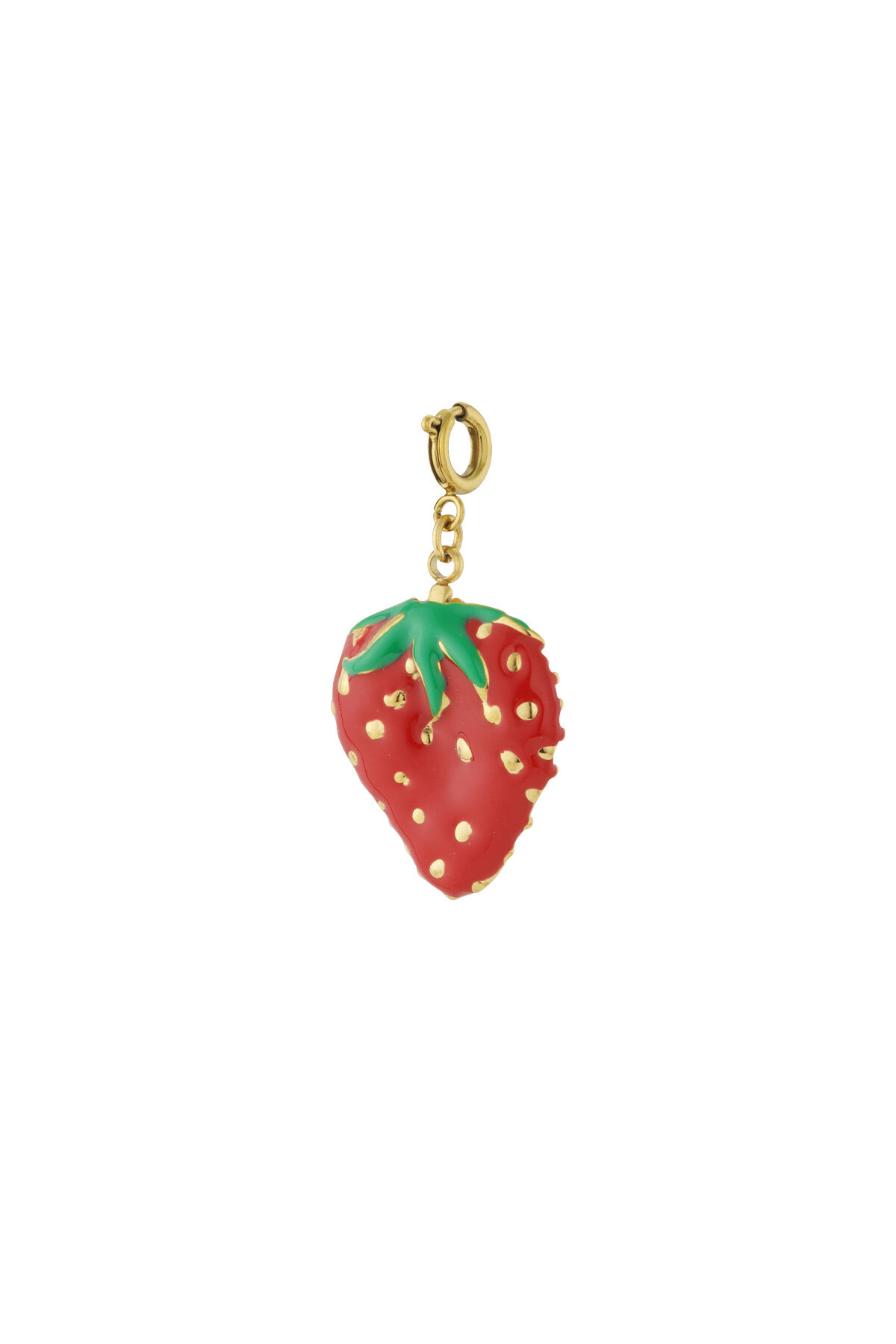 Strawberry jewelry charm - 1