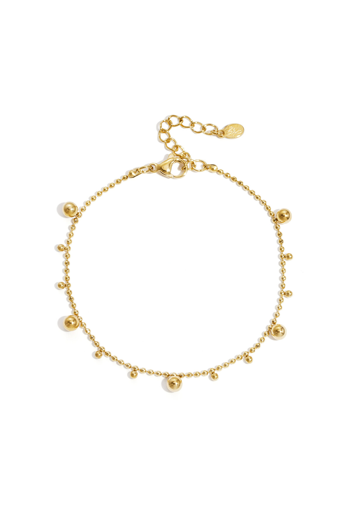 Bracelet with alternating balls 2