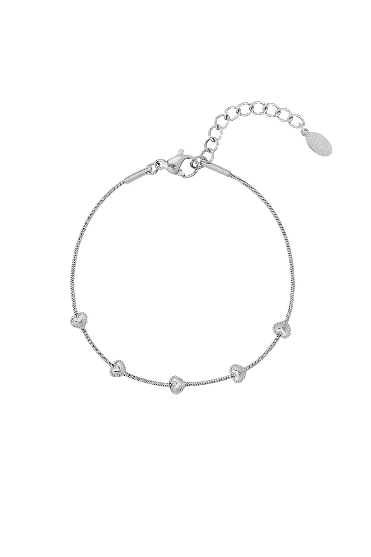 Heart row Bracelet thumbnail 3