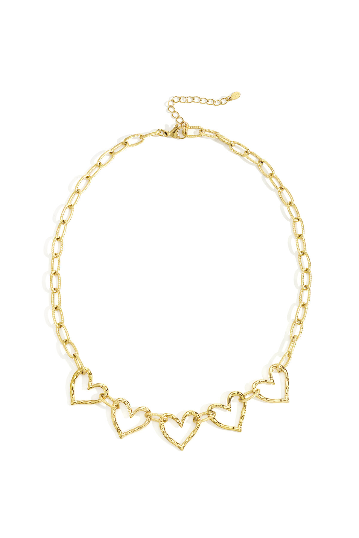 Stainless Steel Chain Necklaces Heart Casual Daily Simple Series Women's jewelry 2