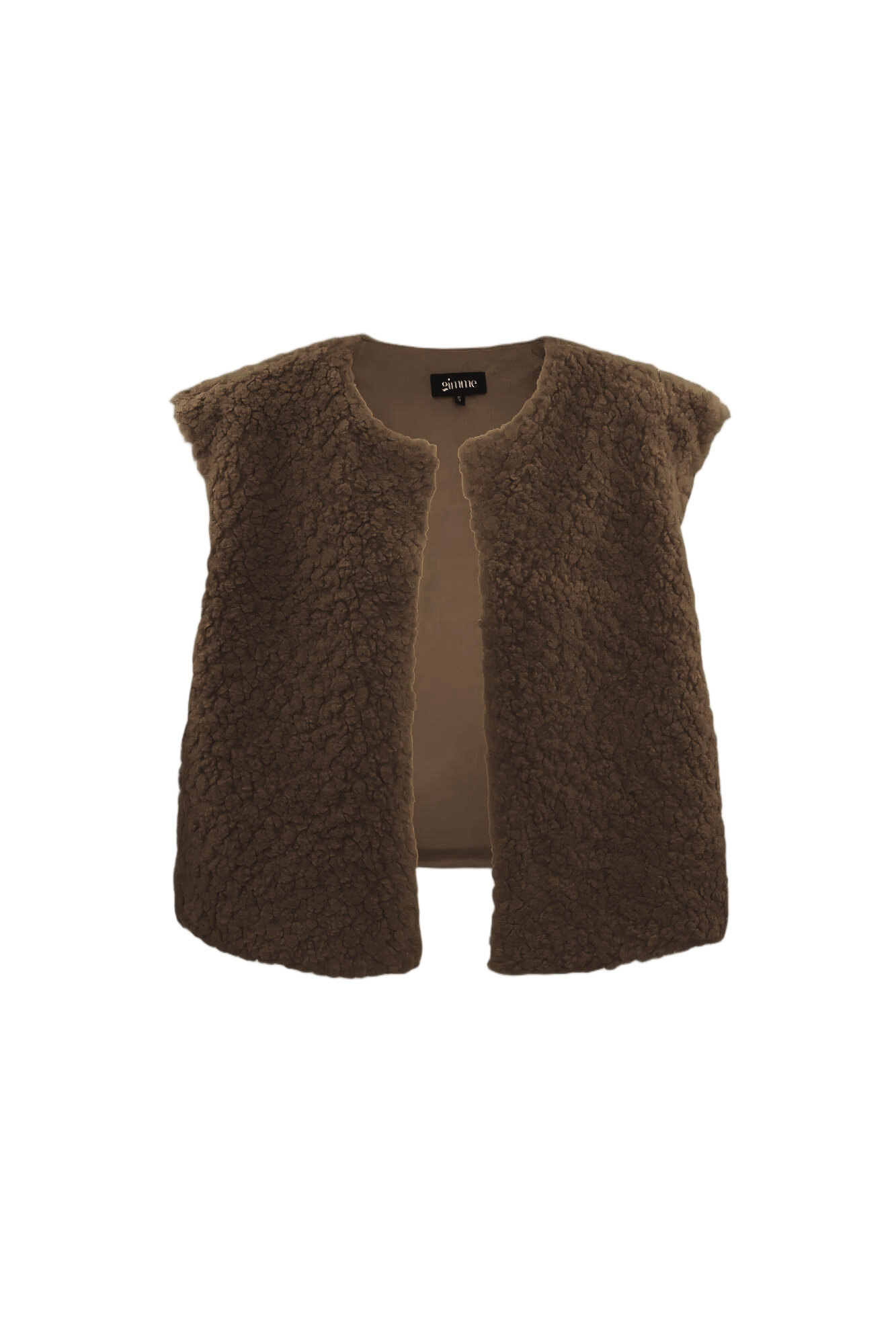 Woven Polyester Fiber Women's Vest Casual Solid Color Fall/Winter - 1