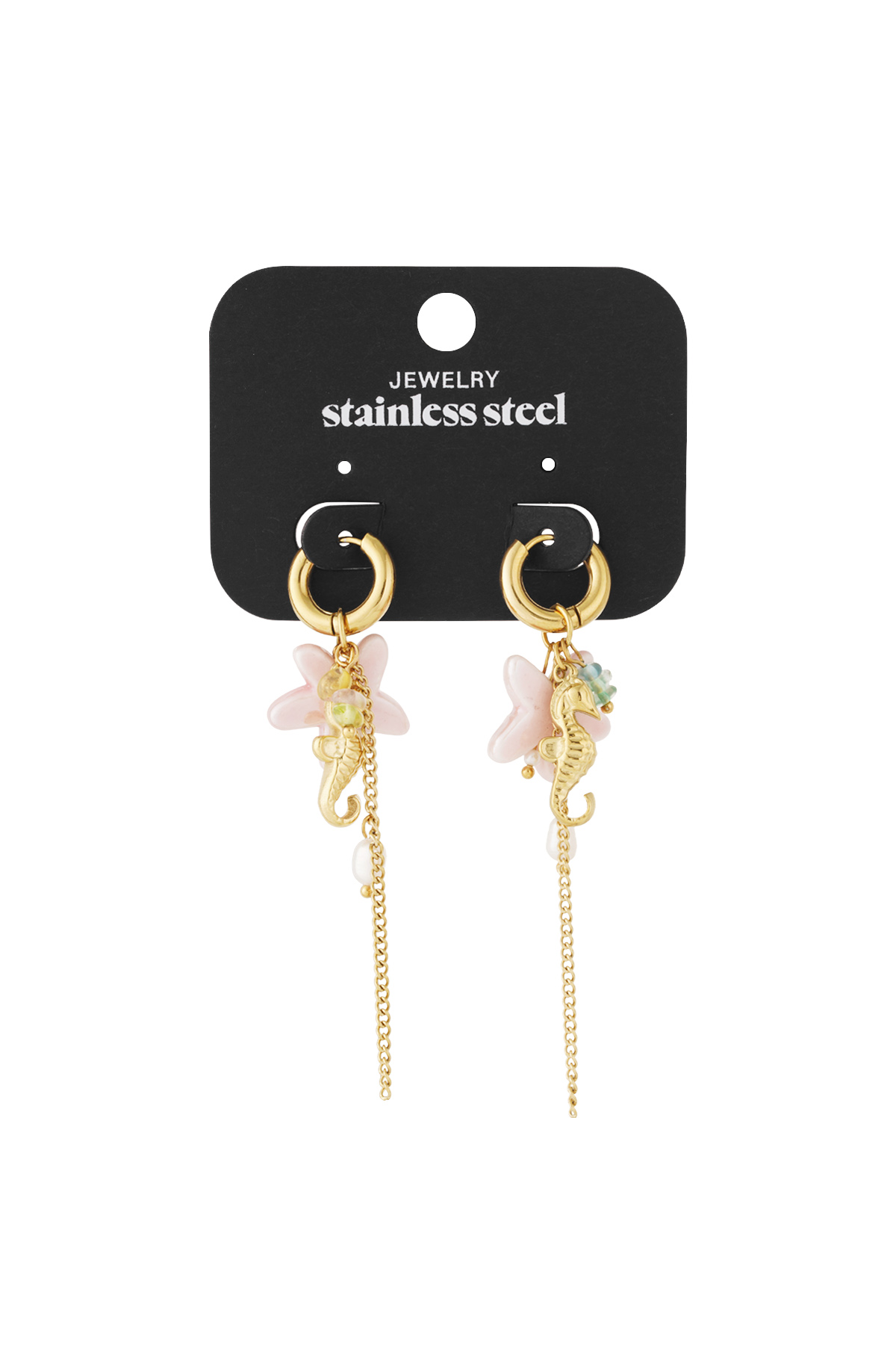Summer seahorse earrings thumbnail 4