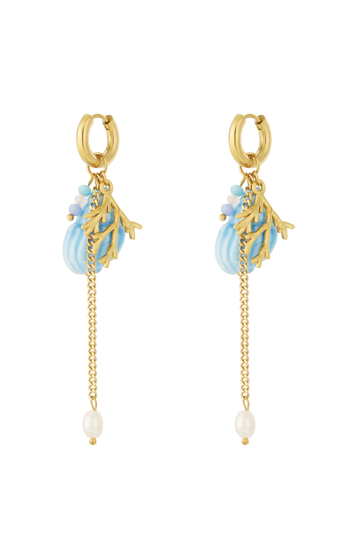 Coral vibes earrings - 1