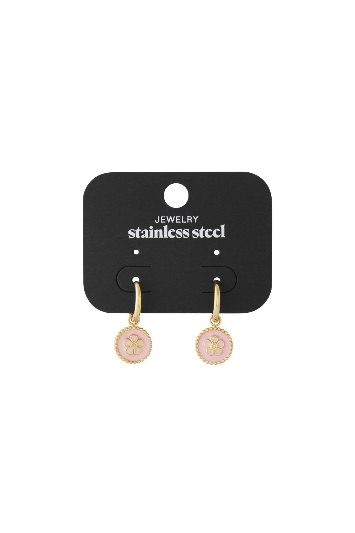 Stainless Steel Drop Earrings Flower Casual Daily Simple Series Women's jewelry thumbnail 4