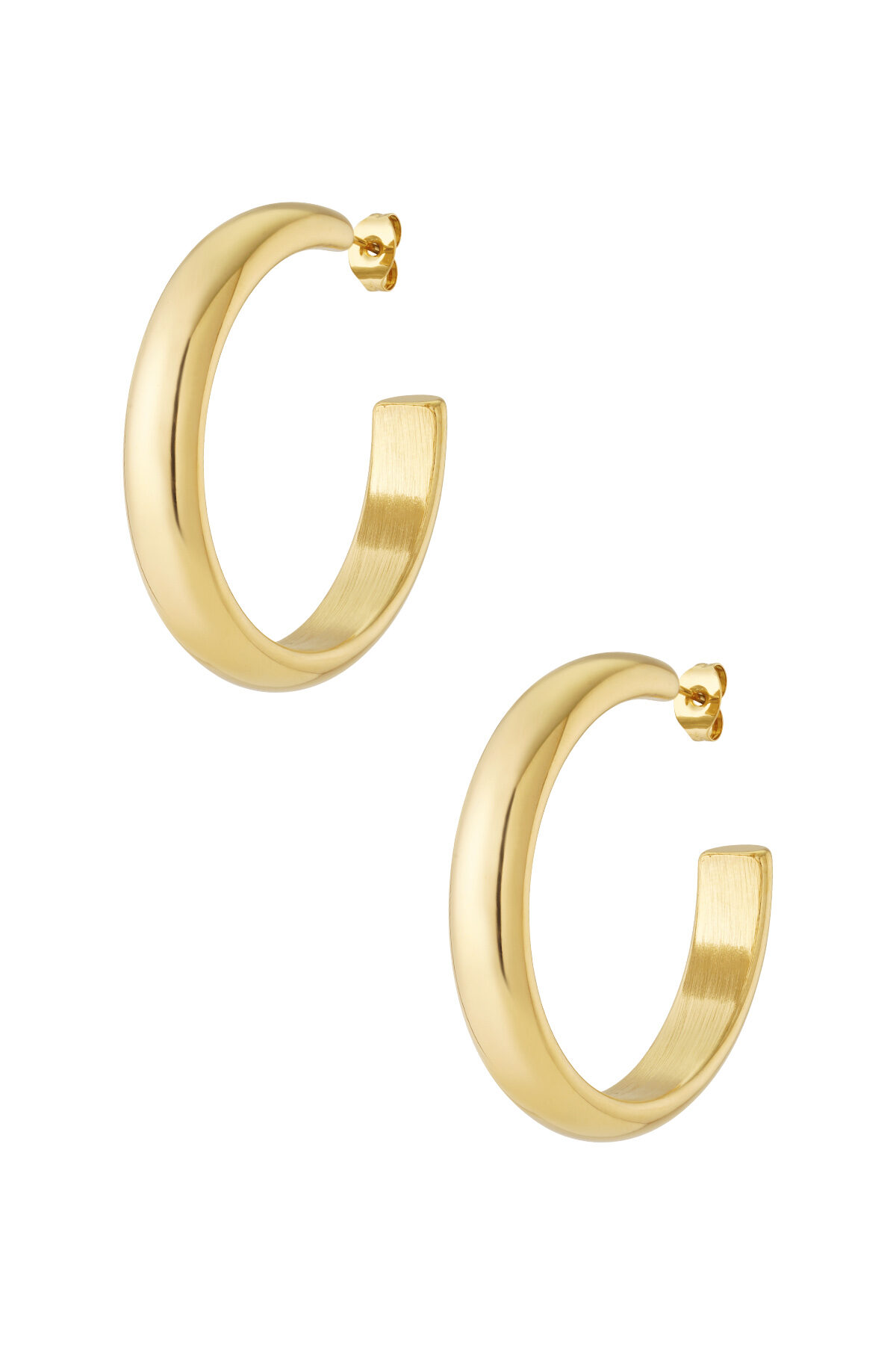 Halo hoop earrings thumbnail 1