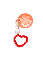 Heart studs with stones thumbnail 4