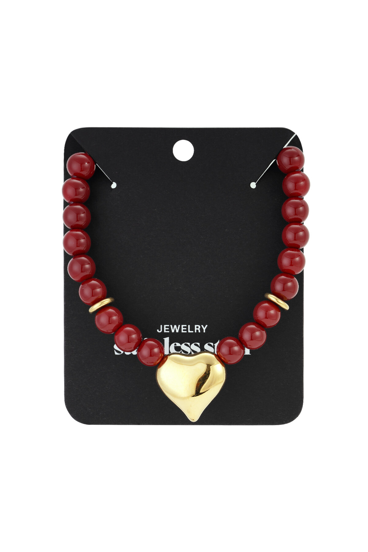 Acrylic Beaded Necklaces Heart Casual Daily Simple Series Women's jewelry Picture6