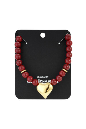 Acrylic Beaded Necklaces Heart Casual Daily Simple Series Women's jewelry h5 Picture6
