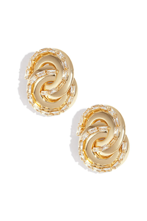 Iron Stud Earrings irregular shape Elegant Christmas Luxurious Series Women's jewelry - 1