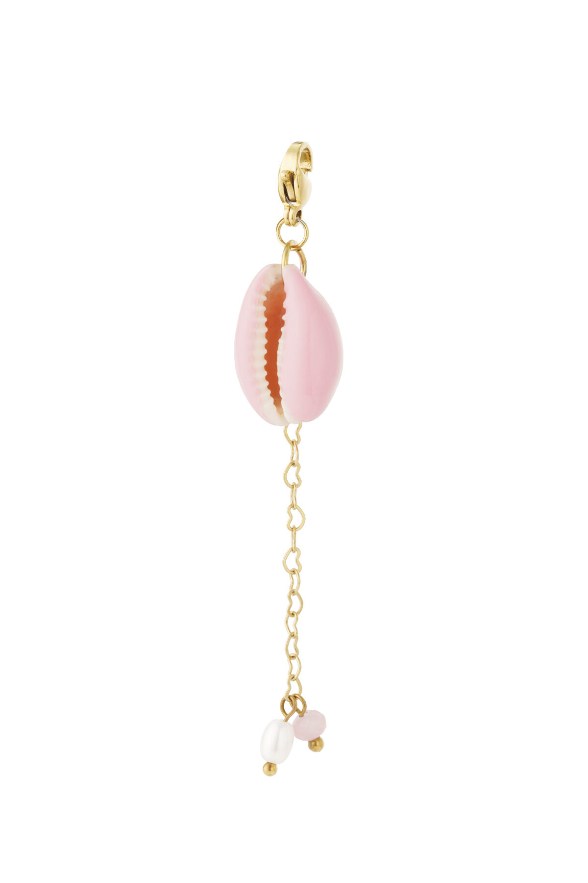Love shell jewelry charm