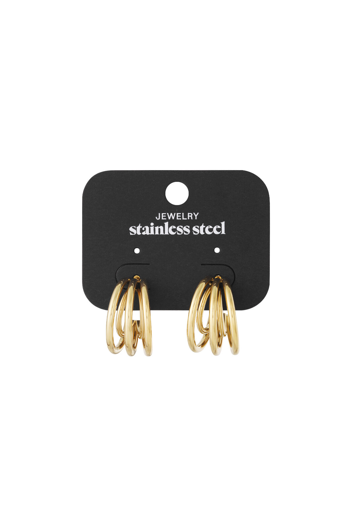 Stainless Steel Hoop Earrings Geometric Casual Daily Simple Series Women's jewelry thumbnail 4