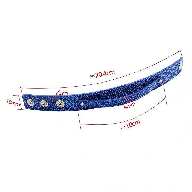 Luxurious Series DIY Snake Scale Print Pu Women's Charm Bracelets thumbnail 7